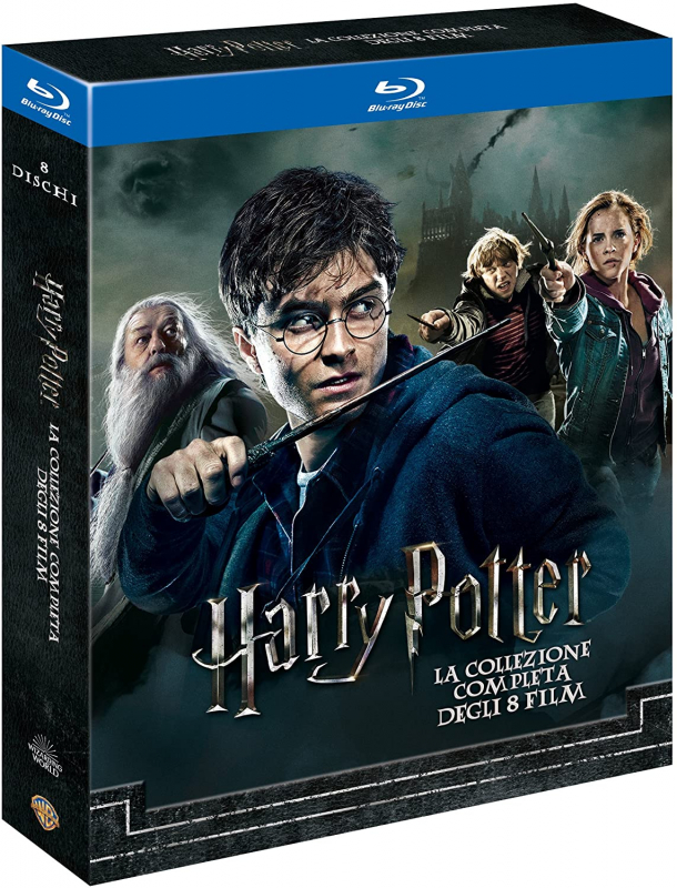 Harry Potter (Filme 1-7, Teil 2) Complete Collection (8 Blu-Ray Disks) (deutsch) (EU-Import) (Blu-ray)