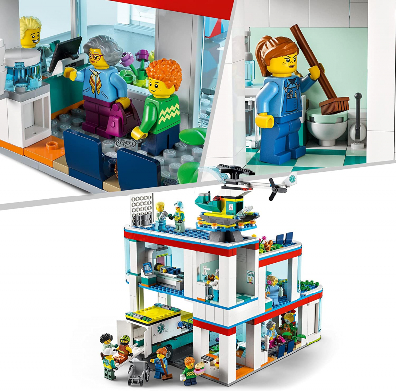 LEGO® City 60330 Krankenhaus [neu - Verpackung leicht ausgebleicht]