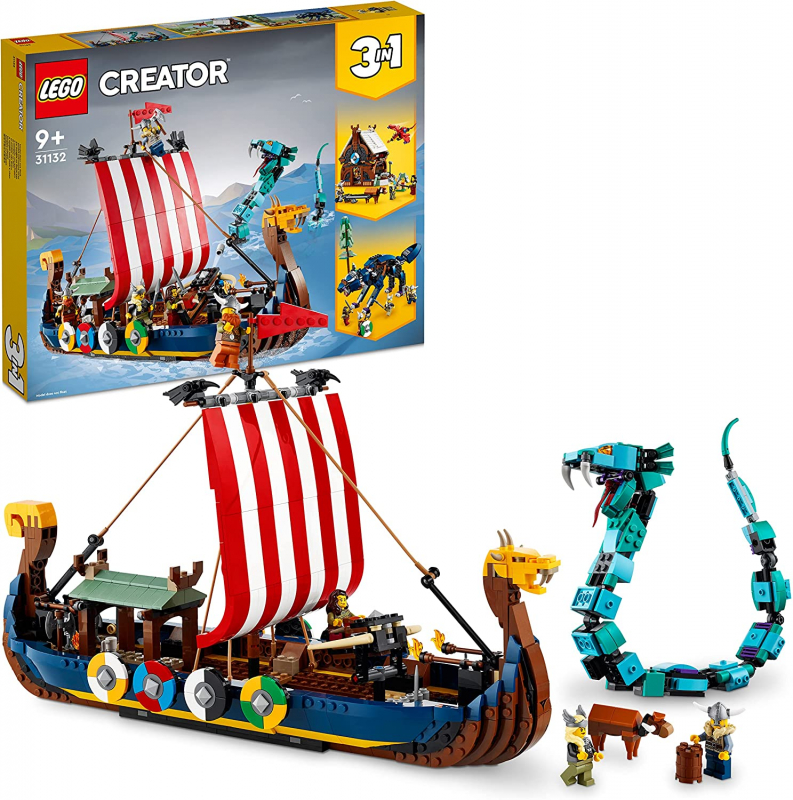 LEGO® Creator 31132 Wikingerschiff mit Midgardschlange [neu]