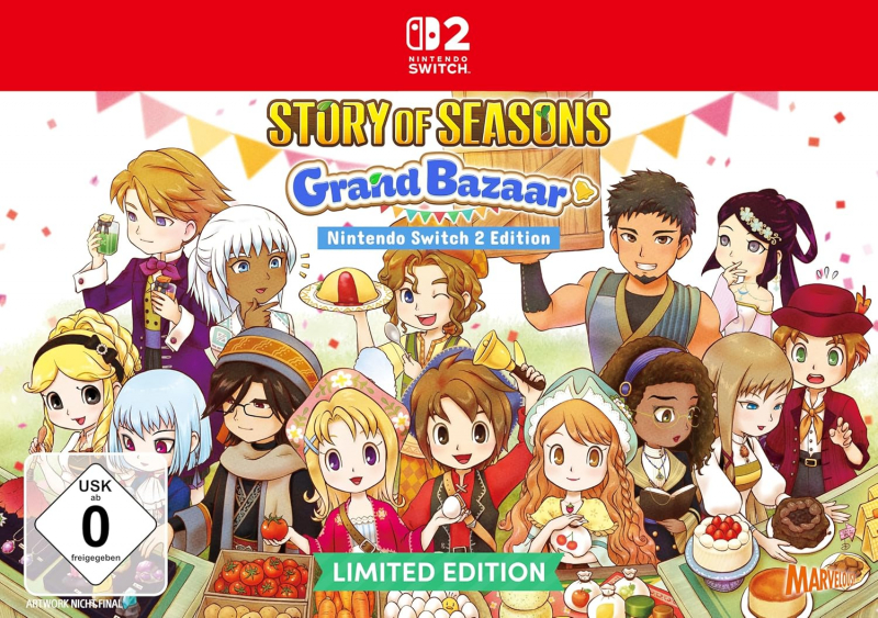 Story of Seasons Grand Bazaar Limited Edition (deutsch spielbar) (DE USK) (Nintendo Switch 2)