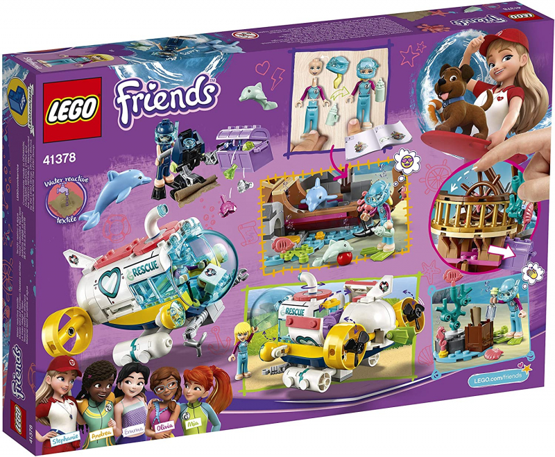 LEGO Friends 41378 Rettungs-U-Boot für Delfine [neu]