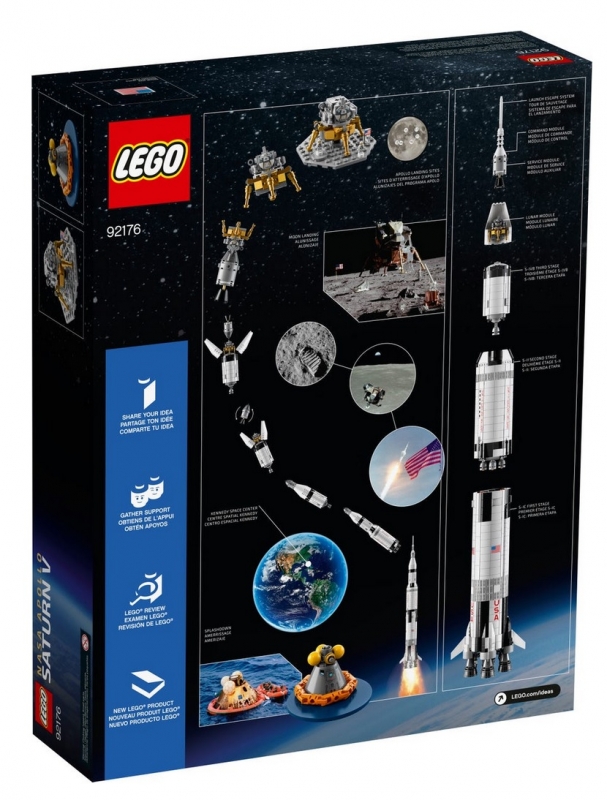 LEGO Ideas 92176 LEGO NASA Apollo Saturn V [neu - Verpackung hat Lagerspuren]