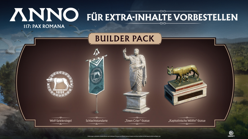 Anno 117 Pax Romana Governor's Steelbook Edition (deutsch spielbar) (AT PEGI) (PC) [Code in a Box] inkl. Builder Pack DLC