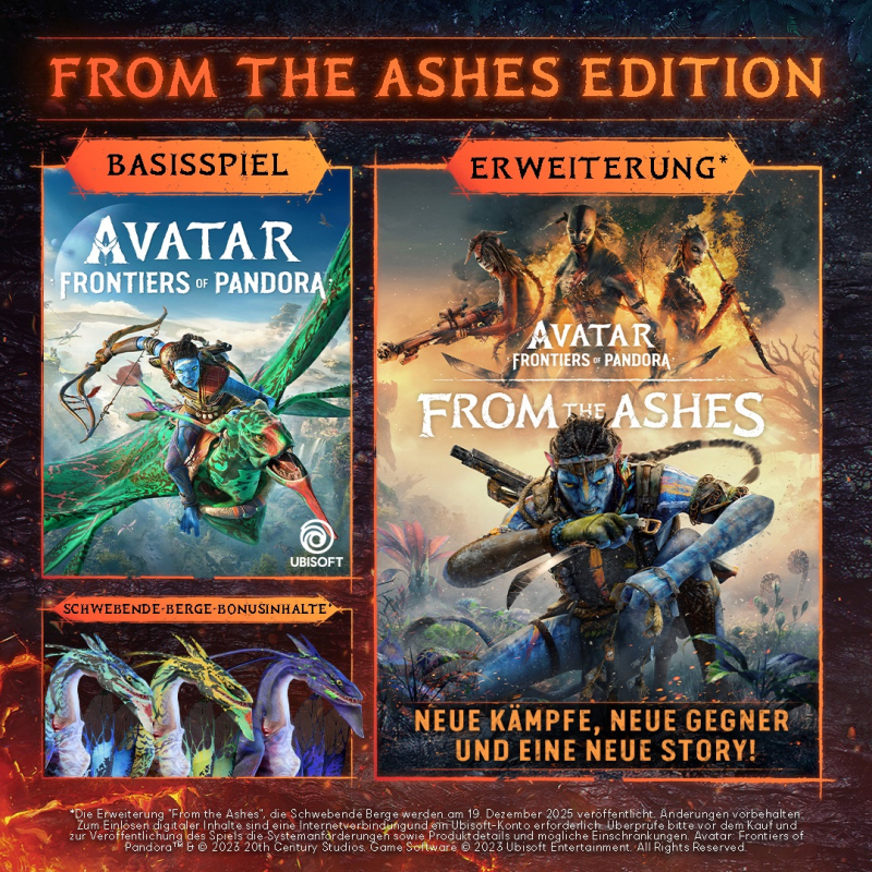 Avatar Frontiers of Pandora From the Ashes Edition [uncut] (deutsch spielbar) (AT PEGI) (PS5)