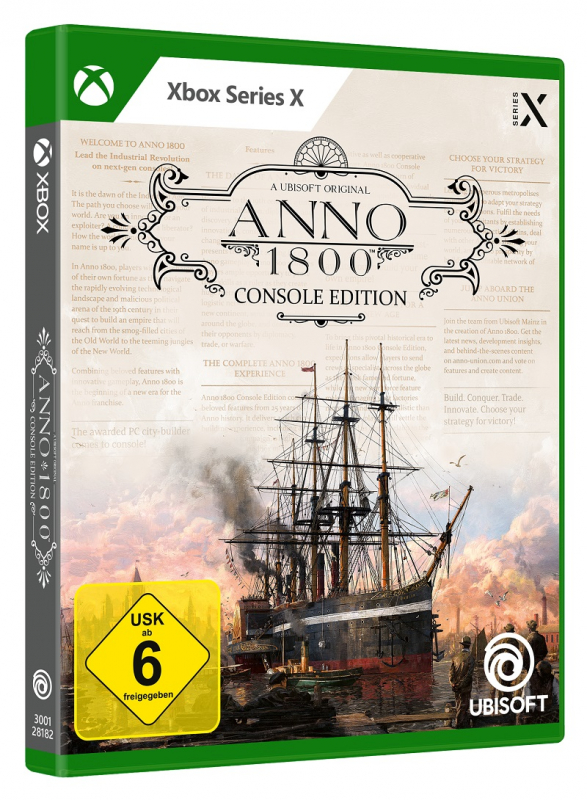 Anno 1800 Console Edition (deutsch spielbar) (DE USK) (XBOX Series X)