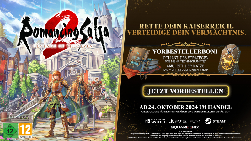 Romancing SaGa 2 Revenge of the Seven (deutsch spielbar) (AT PEGI) (PS5) inkl. 2 DLC