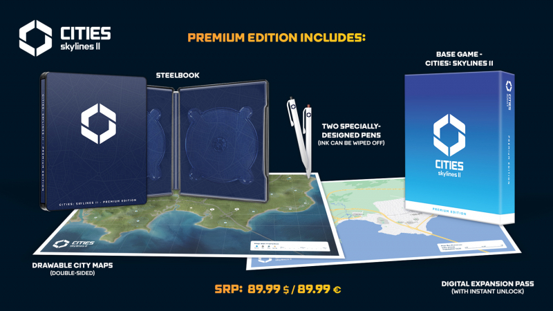 Cities Skylines 2 Steelbook Premium Edition (deutsch spielbar) (AT PEGI) (XBOX Series X)