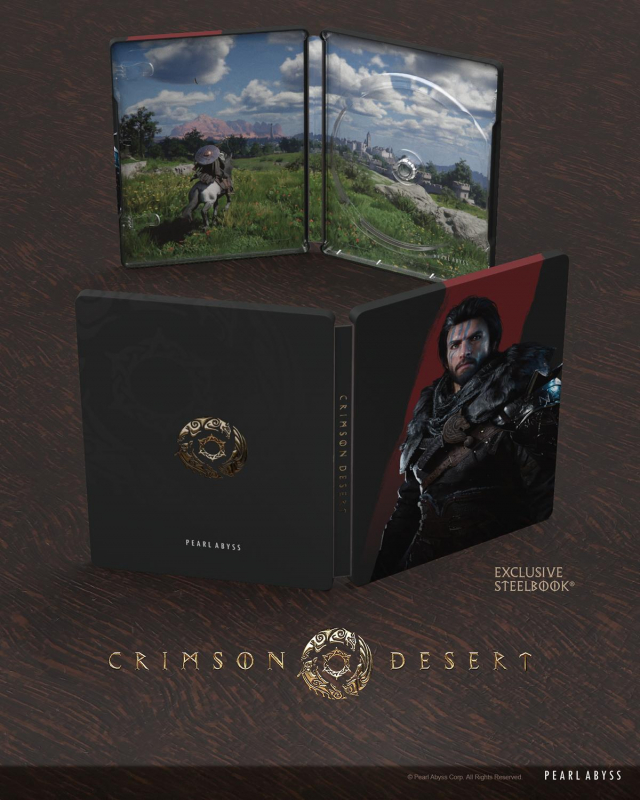 Crimson Desert Day One Steelbook Edition [uncut] (deutsch spielbar) (AT PEGI) (PC) [Code in a Box] inkl. Khaled-Schild DLC