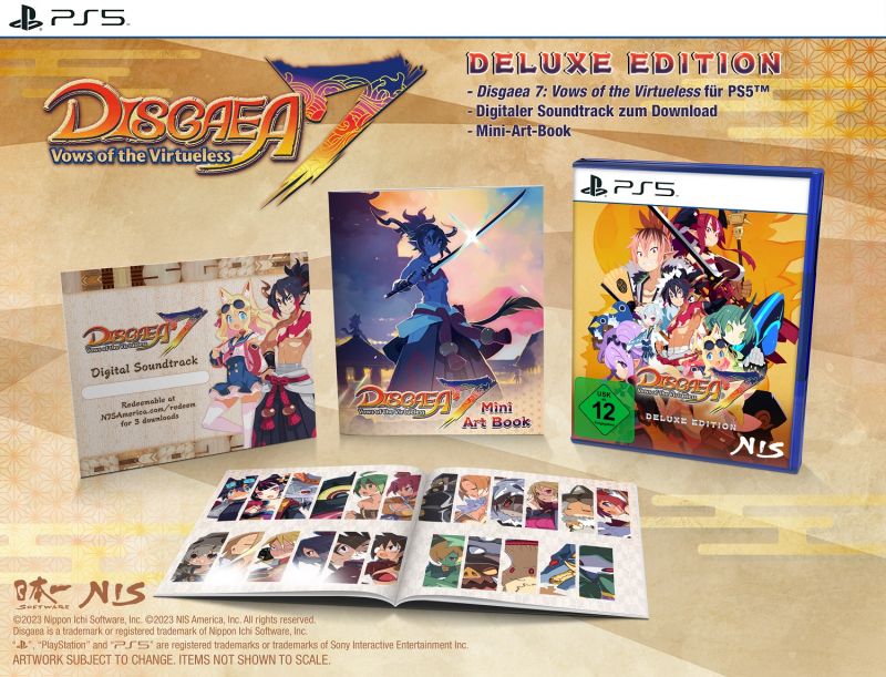 Disgaea 7 Vows of the Virtueless Deluxe Edition (englisch spielbar) (DE USK) (PS5)