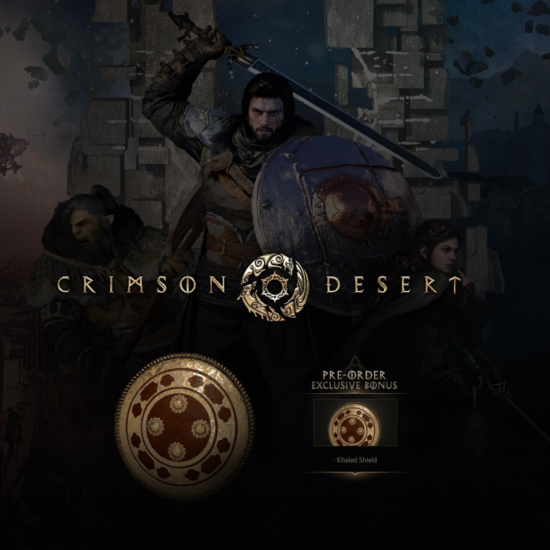 Crimson Desert Day One Edition [uncut] (deutsch spielbar) (AT PEGI) (XBOX Series X) inkl. Khaled-Schild DLC