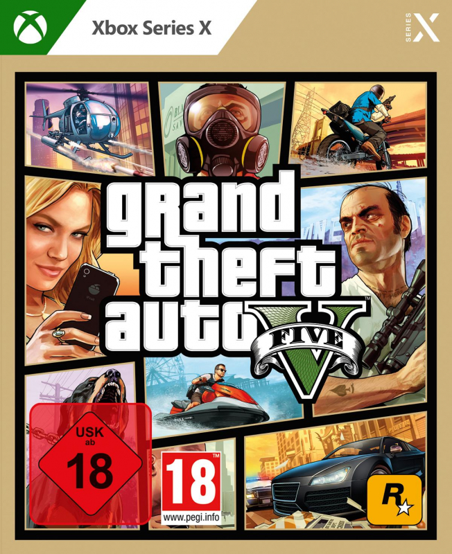 Grand Theft Auto V [uncut] (deutsch spielbar) (AT PEGI) (XBOX Series X)