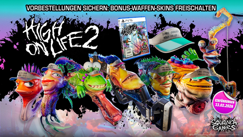 High on Life 2 [uncut] (deutsch spielbar) (AT PEGI) (PS5) inkl. Bonus Waffen Skin DLC