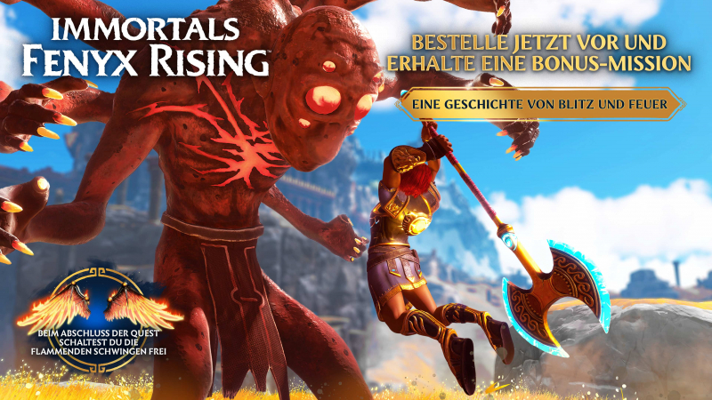 Immortals Fenyx Rising (deutsch) (AT PEGI) (PS4) inkl. Upgrade auf PS5 / Bonus-Mission