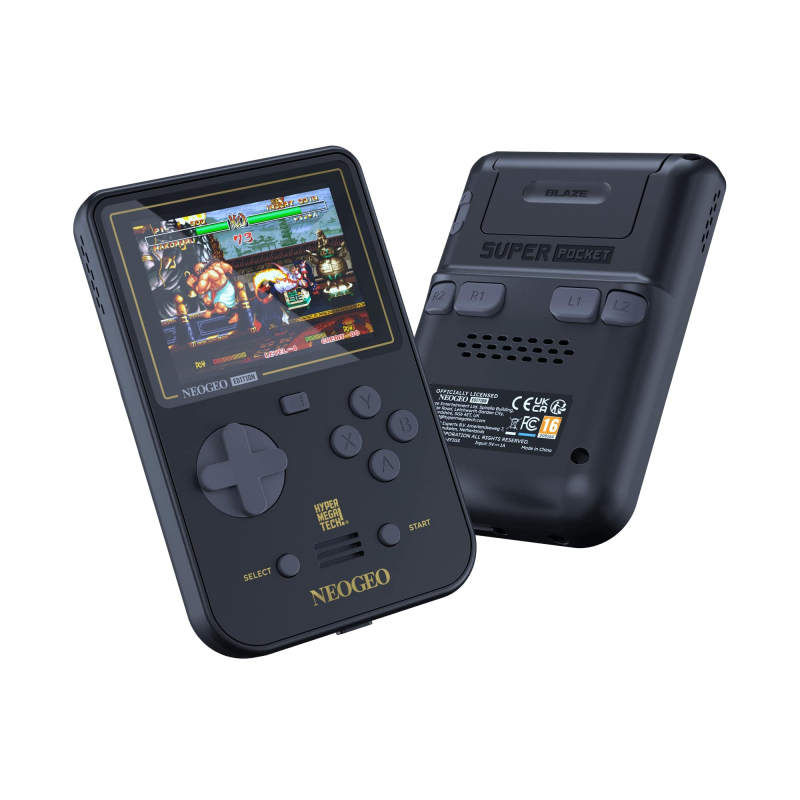 NEOGEO Super Pocket Starter Bundle mit 3 Evercade Cartridges [neu]