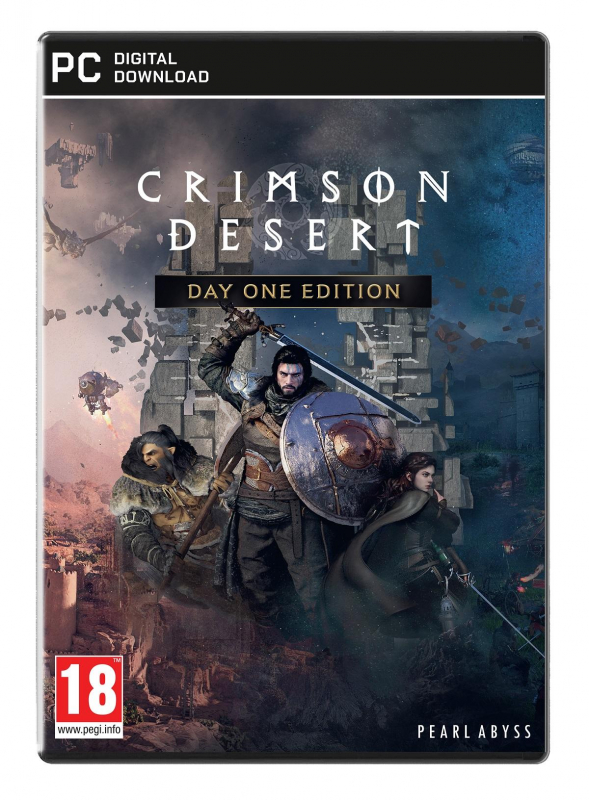 Crimson Desert Day One Edition [uncut] (deutsch spielbar) (AT PEGI) (PC) [Code in a Box] inkl. Khaled-Schild DLC