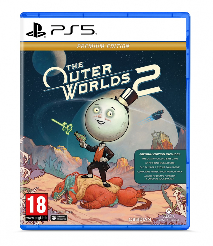 The Outer Worlds 2 Premium Edition [uncut] (deutsch spielbar) (AT PEGI) (PS5) inkl. Commander Zane’s Anti-Monopolistic Battle Pack