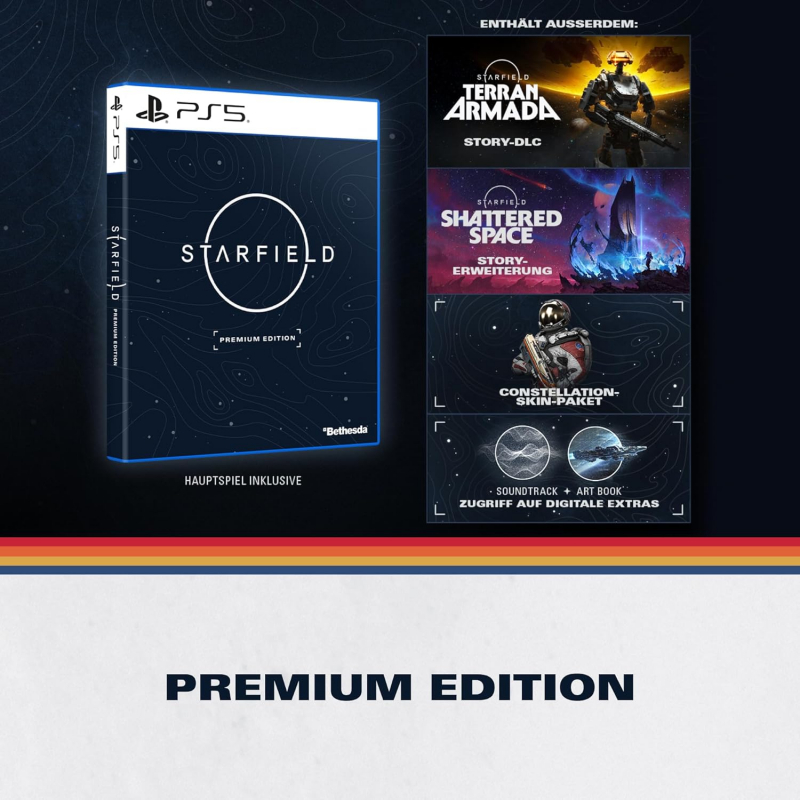 Starfield Premium Edition (deutsch spielbar) (AT PEGI) (PS5) inkl. Old Mars Skin Pack DLC
