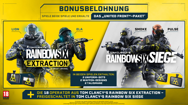Tom Clancys Rainbow Six Extraction [uncut] (deutsch) (AT PEGI) (PS4) inkl. Orbitaler Zerfall Pack / PS5-Uprade