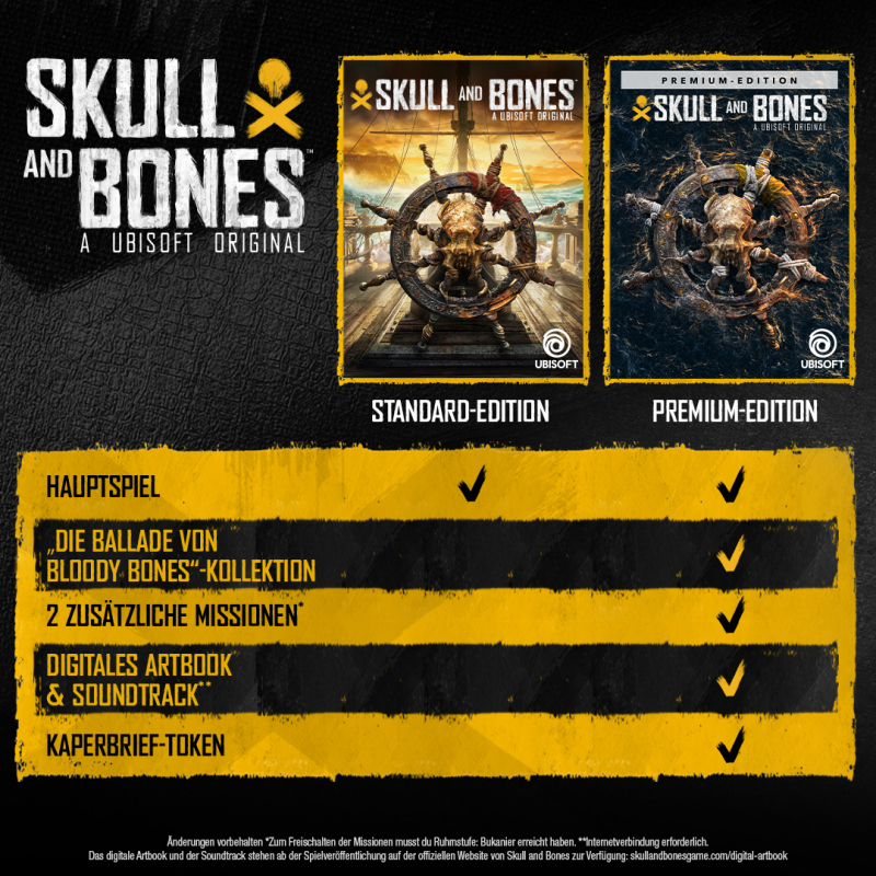Skull and Bones Premium Edition [uncut] (deutsch) (AT PEGI) (XBOX Series X) inkl. Hoheit der offenen See DLC