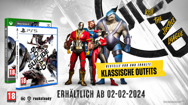 Suicide Squad Kill the Justice League Deluxe Edition [uncut] (deutsch spielbar) (AT PEGI) (PS5) inkl. Klassische Outfits DLC / 3 Tage Early-Access / Battle Pass / usw.