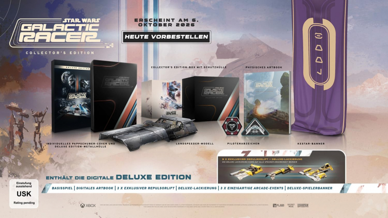Star Wars Galactic Racer Collector's Edition (deutsch spielbar) (AT PEGI) (PS5) inkl. exklusive Lackierung