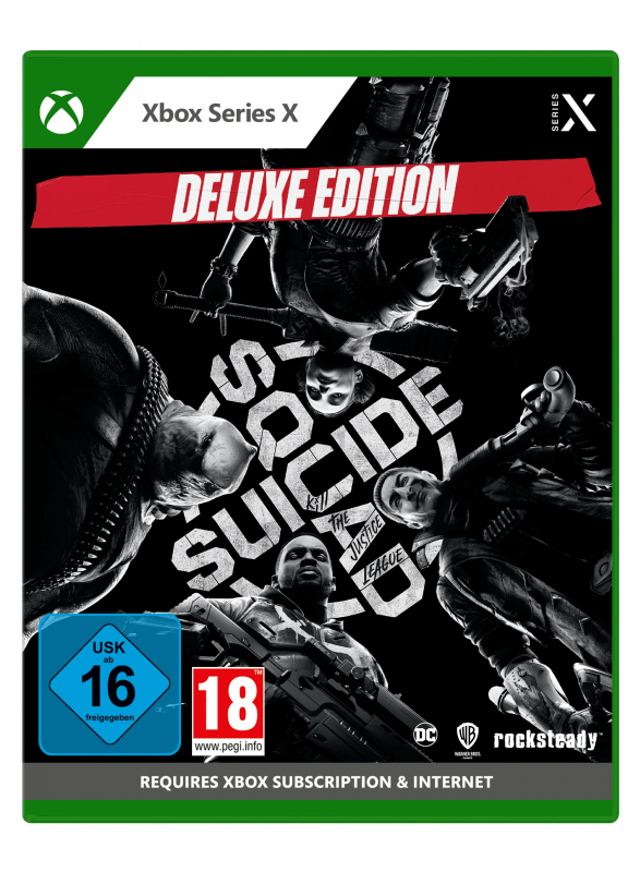 Suicide Squad Kill the Justice League Deluxe Edition [uncut] (deutsch spielbar) (AT PEGI) (XBOX Series X) inkl. Klassische Outfits DLC / 3 Tage Early-Access / Battle Pass / usw.
