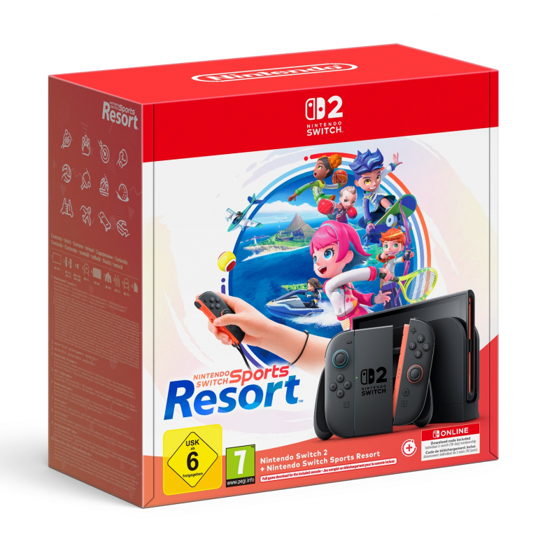 Nintendo Switch 2 Konsole + Nintendo Switch Sports Resort-Set (10019928)