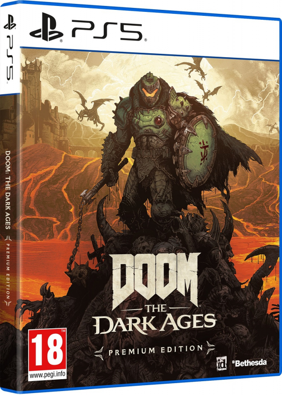 DOOM The Dark Ages Premium Edition [uncut] (deutsch spielbar) (AT PEGI) (PS5) inkl. Void Doom Slayer Skin / Early Access / Champion DLC / usw.