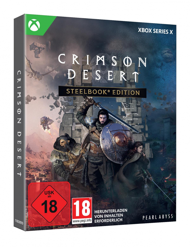Crimson Desert Day One Steelbook Edition [uncut] (deutsch spielbar) (AT PEGI) (XBOX Series X) inkl. Khaled-Schild DLC
