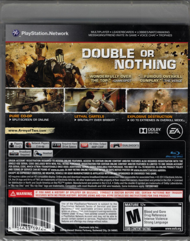 Army of Two The Devil's Cartel [uncut] (englisch spielbar) (US ESRB) (PS3)