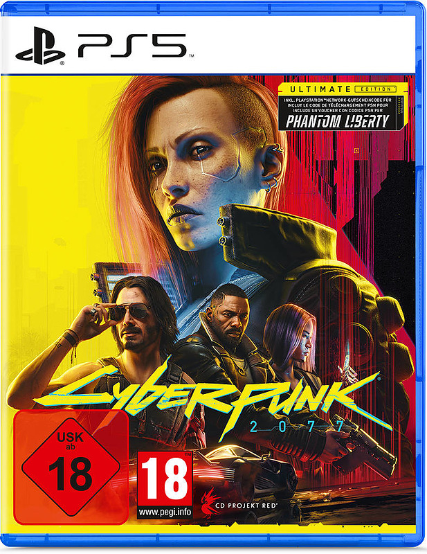 Cyberpunk 2077 Ultimate Edition [uncut] (deutsch spielbar) (AT PEGI) (PS5) inkl. Phantom Liberty