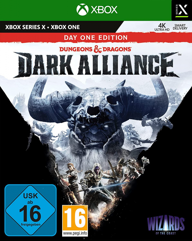 Dungeons & Dragons Dark Alliance Day One Edition (deutsch) (AT PEGI) (XBOX ONE / XBOX Series X) inkl. Beholder Weapon Set / White Dragon Set