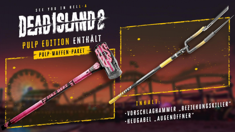 Dead Island 2 Pulp Edition [uncut] (deutsch) (AT PEGI) (PC) [Download-Key] inkl. Banoi-Reminiszenz- / Pulp-Waffen-DLC
