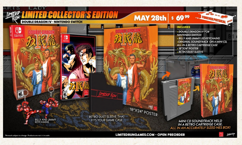 Double Dragon IV Classic Edition (englisch) (US ESRB) (Nintendo Switch) [Limited Run #107]