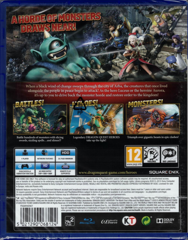 Dragon Quest Heroes (deutsch spielbar) (EU PEGI) (PS4)