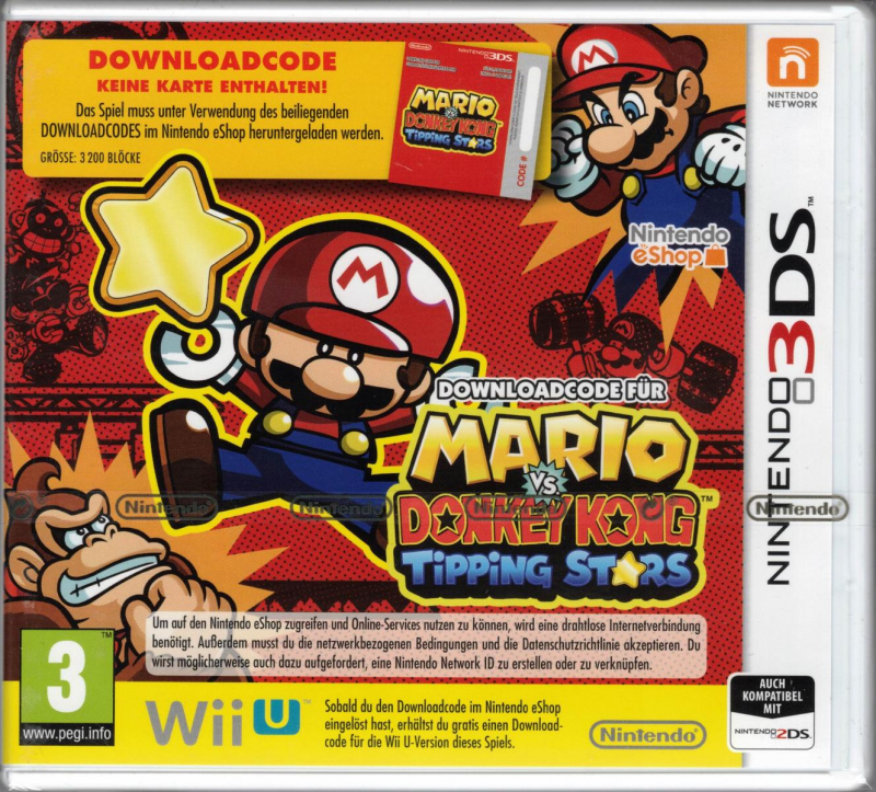 Mario vs. Donkey Kong Tipping Stars (deutsch) (AT PEGI) (3DS) [Download-Code, keine Cartridge]