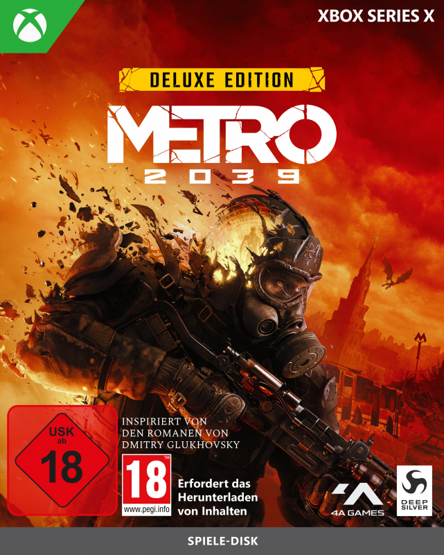 Metro 2039 Deluxe Steelbook Edition [uncut] (deutsch spielbar) (AT PEGI) (XBOX Series X) inkl. Spezalistenpaket DLC