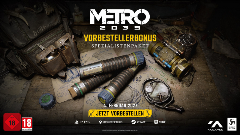 Metro 2039 Day One Edition [uncut] (deutsch spielbar) (AT PEGI) (PC) [Code in a Box] inkl. Spezalistenpaket DLC