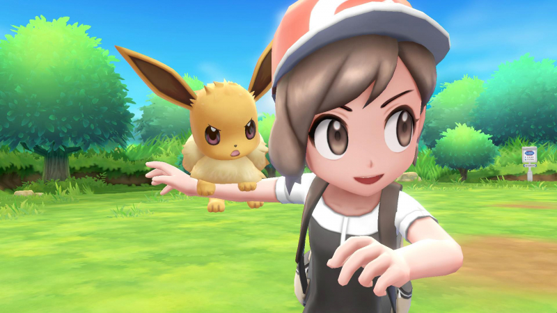 Pokemon Let's Go Evoli (deutsch spielbar) (AT PEGI) (Nintendo Switch)