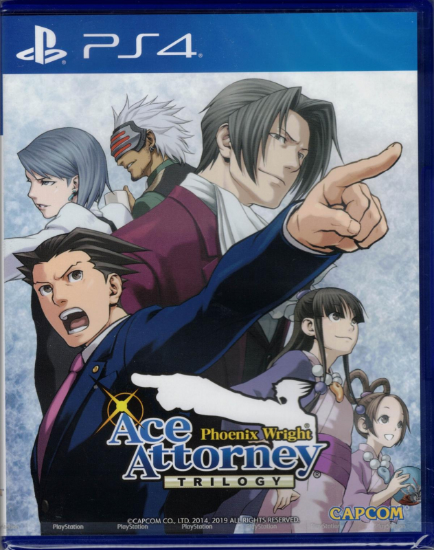 Phoenix Wright Ace Attorney 123 Trilogy HD Collection (englisch spielbar) (ASIA Import) (PS4)