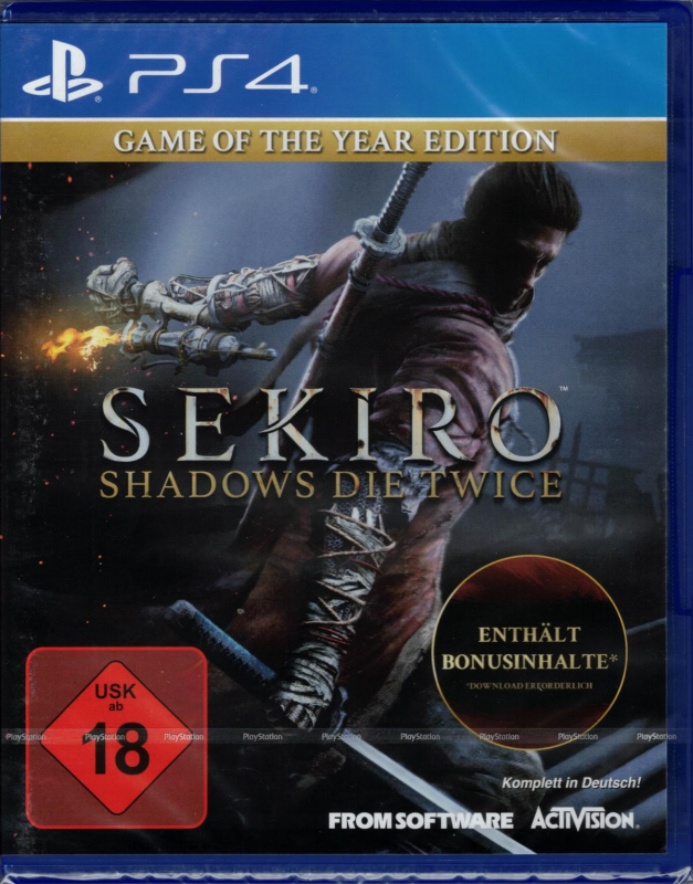 Sekiro Shadows Die Twice Game of the Year Edition [uncut] (deutsch spielbar) (DE USK) (PS4)