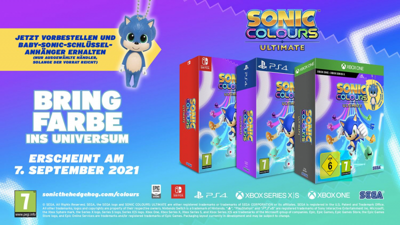 Sonic Colours Ultimate Launch Edition (deutsch) (AT PEGI) (PS4)