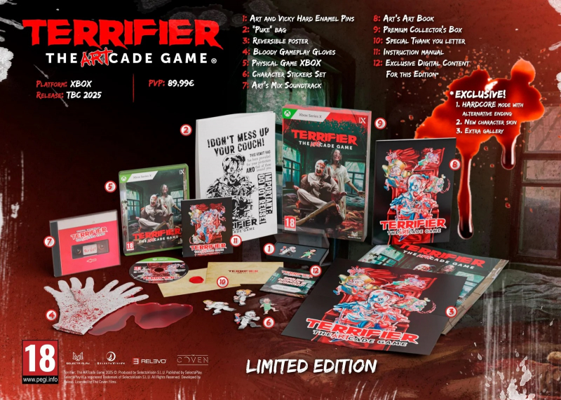 Terrifier The ARTcade Game Collector's Edition [uncut] (deutsch spielbar) (EU PEGI) (XBOX Series X)