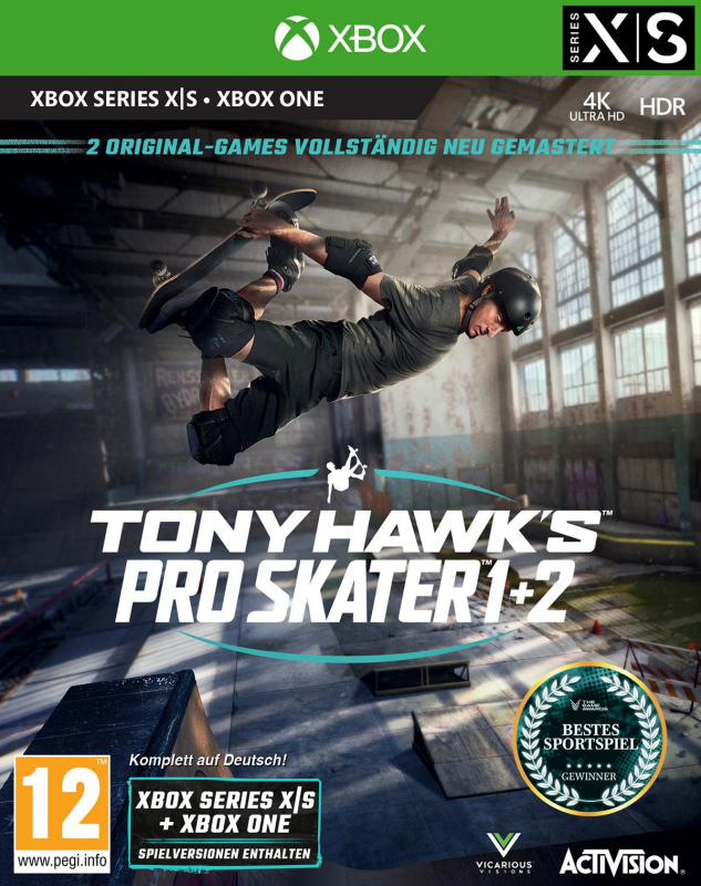 TONY HAWK's Pro Skater 1+2 Remastered (deutsch) (AT PEGI) (XBOX Series X)