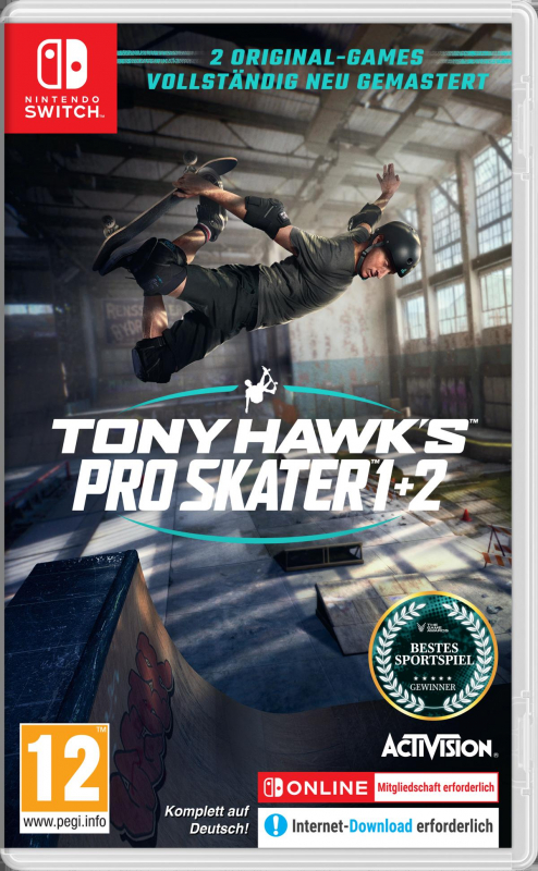 TONY HAWK's Pro Skater 1+2 Remastered (deutsch) (AT PEGI) (Nintendo Switch)