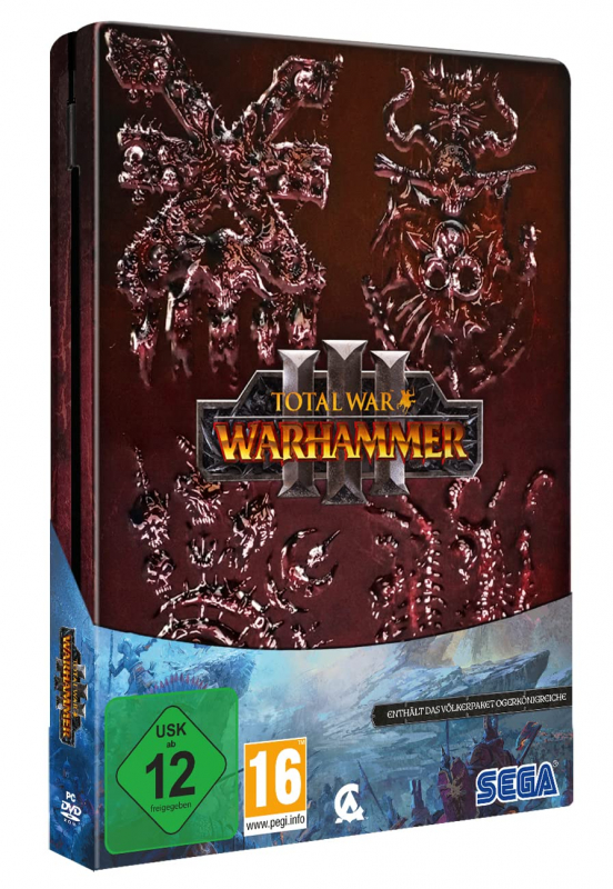 Total War Warhammer 3 Limited Edition (deutsch) (AT PEGI) (PC DVD) inkl. Völkerpaket Ogerkönigreiche DLC