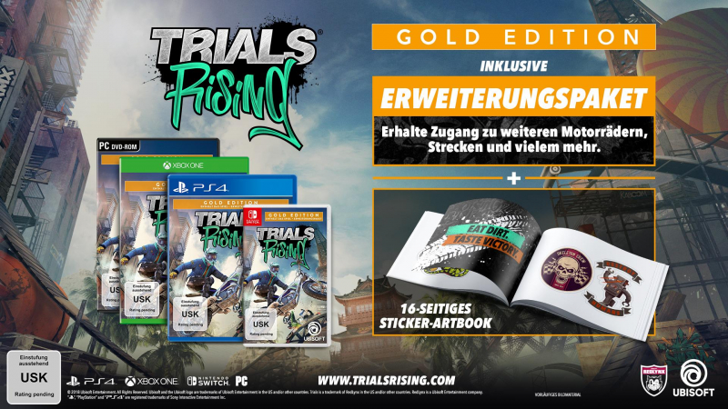 Trials Rising Gold Edition (deutsch) (AT PEGI) (XBOX ONE)