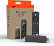 Fire TV Stick 4K Max mit Alexa-Sprachfernbedienung (2. Gen) (mit TV-Steuerungstasten)