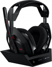 Logitech G Astro A50 LIGHTSPEED kabellose Gaming-Headset + Basisstation (Gen 5), PRO-G GRAPHENE, 3-System-Umschaltung, USB-C für Xbox, PS5, PC/Mac oder Nintendo Switch, Bluetooth - Schwarz (939-002224)