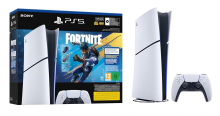 PlayStation 5 Konsole Slim 825GB Digital Edition ohne Laufwerk Fortnite Erblühendes-Chaos-Bundle [CFI-2100]